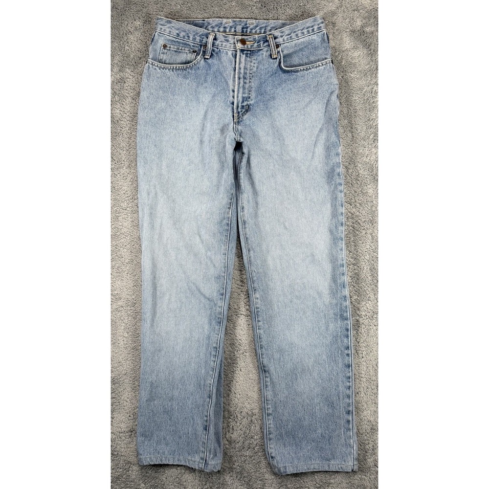 Vintage Edwin British Basic Jeans Mens 31*x31* Blue Light Wash Straight Leg